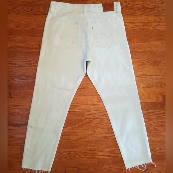 LEVIS SLIM FIT RAW HEMMED JEANS - Picture 2 of 3